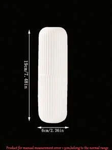 一套便携式旅行牙刷盒，包含带盖漱口杯、牙膏牙刷收纳盒、漱口杯、随机颜色牙刷杯绳、化妆刷收纳盒、旅行漱口杯、情侣便携式牙刷、旅行用品、浴室装饰、浴室配件、收纳整理 - 彩色 - 查看 10