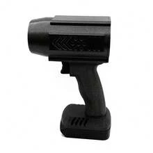 Handheld Ducted Turbofan 50mm Brushless Motor Jet Fan 1000g Thrust Car Washer High Power Dust Blower Keyboard Cleaning Tool Compatible with Dewalt 18V 20V Batteries - Negro - Ver 1