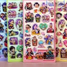 各种可爱有趣的卡通小动物3D立体浮雕贴纸，装饰贴纸，适用于日记本/手机，颜色随机搭配 - 彩色 - 查看 1