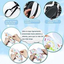 Bolsa Reutilizable para Toallitas Humedas de Bebé, Ideal para Familias, Viajes y Exteriores, Rellenable y Porta Toallitas - Embalaje estándar - Ver 7