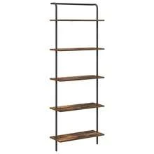 vidaXL Étagère Chêne fumé 60 x 24 x 168 cm Bois d'ingénierie - Tabac - Voir 2