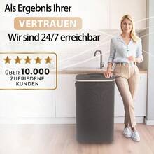 Laundry Baskets - Black-110l - View 5