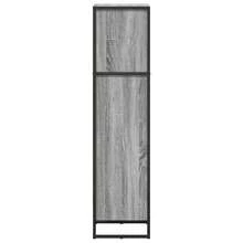 vidaXL Biblioteca gris Sonoma 80 x 30 x 155 cm madera de ingeniería - Gris - Ver 6