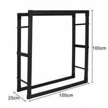 Suportes para lenha - 100 x 60 x 25 cm - Ver 10