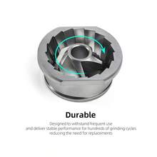 Conical Grinder Burr Set Replacement Compatible With Jura Aroma Plus Espresso Machines Coffee Grinder Burr - Silver - View 7