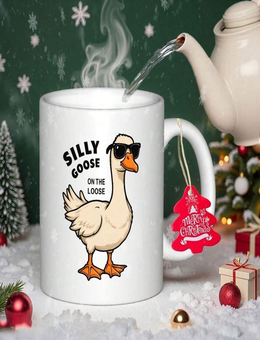 Taza de cerámica con una capacidad de 11 onzas que presenta un diseño encantador y único como un regalo especial para cualquier ocasión para él o ella. Es de alta calidad. - Blanco - Ver 1