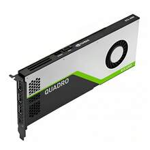 Nvidia Quadro RTX 4000 8GB GDDR6 工作站显卡，3 个 DisplayPort 接口和 1 个 USB-C 接口，支持 VR，全高单槽设计，是 3D 渲染、AI 和视频编辑的理想之选（OEM 包装） - RTX 4000 8G - 查看 3