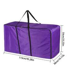 Waterproof Hay Bale Bag – Horse Feeder & Storage For Straw, Camping, Riding NEW - Purple - View 2