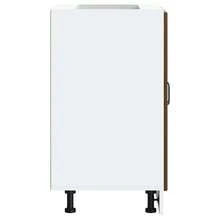vidaXL Mueble bajo lavabo Lucca marrón madera de ingeniería - Marrón - Ver 6