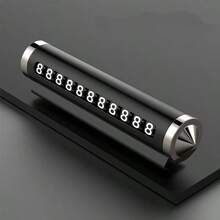 2025 New Temporary Parking Plate With Phone Number, Car Decor, Car Window Breaker, Temporary Parking Number Plate, Parking Relocation Phone Plate, Safety Hammer