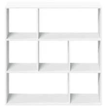 vidaXL Étagère séparée de pièce blanc 102x29x103,5 cm - Blanc - Voir 5