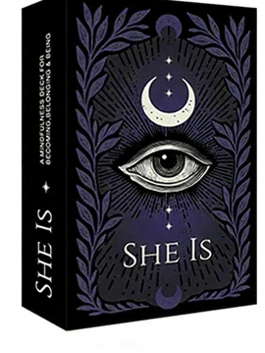 52张灵性疗愈卡、积极肯定卡、自我关怀情绪卡，圣诞节和情人节节日礼物 - 彩色 - 查看 1