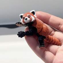 3D Printed Cute Panda Figurine, Plastic Desk Decor Sculpture, Holiday Gift - Multicolor - View 6