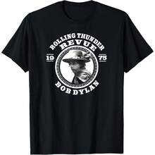 Bob Dylan - Revue T-Shirt - màu đen - Xem 1