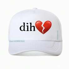 Funny Dih Meme Baseball Cap Men Women Street Fashion  Mesh Sun Hat Summer Casual Breathable Adjustable Snapback Hats - 黑色 - 查看 8