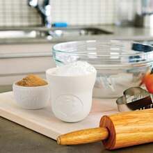 Genuine Fred M-CUPS Matryoshka Measuring Cups, Set Of 6, Russian Doll Nesting Measuring Cups, White - 白色 - 查看 5