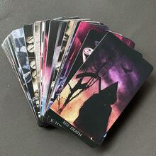 梦魇塔罗牌套装 - 78张牌，用于占卜、完美的棋盘游戏和节日礼物 - 彩色 - 查看 6