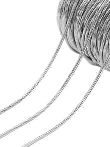 2m Fashion Steel Snake Bone Chain For DIY Jewelry Making, Bracelets, Necklaces - Chain - View 7