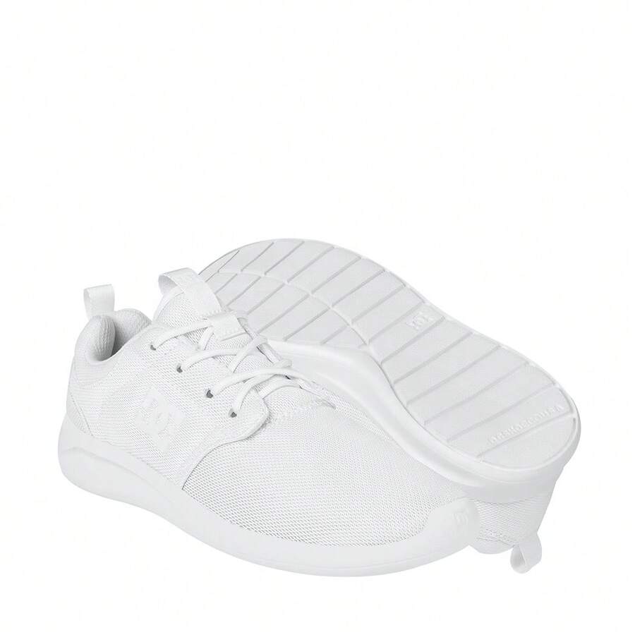 TENIS DC SHOES MIDWAY JOVEN ADJS700100WWO TEX BCO 20-26 - Blanco - Ver 1