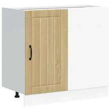 vidaXL Mueble bajo de cocina Lucca chêne sonoma madera de ingeniería - Marrón - Ver 2