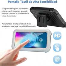 Bolsas impermeables para teléfonos celulares, adecuadas para exteriores, compatibles con Android y la mayoría de teléfonos inteligentes, regalos para madres, familia, amigos, niños, cumpleaños, vacaciones, bolsa sumergible para teléfono - Gris - Ver 6