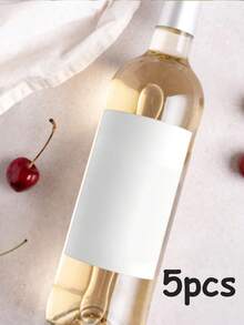 Custom Text Wine Labels, Personalized Wine Bottle Stickers, Black & White Design Wedding Party Labels, "Cheers To The Future" Proposal Stickers, Bridesmaid Gift Box Accessories, Fun Wedding Party Uppercase Letter Stickers - Multicolor - View 12