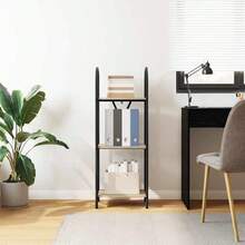vidaXL Étagère Chêne Sonoma 40 x 30 x 109 cm Bois d'ingénierie - Tabac - Voir 4