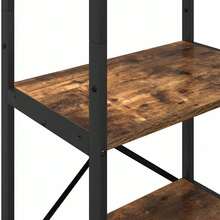 vidaXL Étagère Chêne fumé 56 x 34 x 171 cm Bois d'ingénierie - Tabac - Voir 8