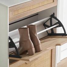 Boîte de rangement pour chaussures - Blanc - Voir 2