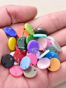 20pcs Acrylic Earring Studs, Women Fashion Jewelry DIY Earring Making Accessories