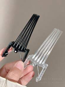 2pcs/Set No Heat Volumizing Hair Clips, Seamless Hair Styling Clips, Women Fashion Hair Styling Tools, Volumizing Clips, Suitable For Daily Hairstyles - Multicolor - View 2