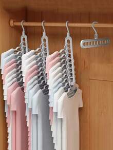 قطعة واحدة من شماعة ملابس متعددة الوظائف قابلة للدوران 360 درجة وتوفير المساحة، مثقبة، مناسبة للمنزل والسكن الجامعي والسفر - شماعة ملابس قابلة للطي للبنطلونات والقمصان والتنانير؛ مناسبة أيضًا للفساتين والبنطلونات والأحذية والجينز والأحذية الطويلة والتنانير وتيشيرتات البيضاء للسيدات؛ ديكور الغرفة، ديكور المنزل، ديكور غرفة النوم، رف تخزين، صندوق تخزين، تنظيم المنزل. - بيج - مشاهدة 9