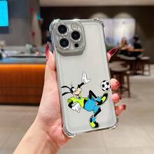 Disney Goofy Patterned Phone Case With A Soccer Theme And Vibrant Colors. Compatible With IPhone 17, 16, 15, 14, 13, 12, And 11 Pro Models. Crafted From Durable TPU With Shockproof Protection. A Fun Gift For Family, Friends, Birthdays, Sports Enthusiasts, And Special Occasions. - 銀色 - 查看 2