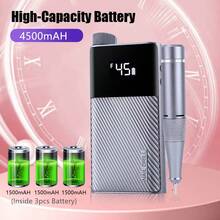 Lixadeira de Unhas Elétrica Profissional, Kit de Grooming de Unhas Portátil Sem Fio com Bits de Lixamento, Lixa de Unhas Recarregável de 45.000 RPM, Adequada para Unhas Acrílicas, Polimento de Gel, Produtos de Cuidados com as Unhas, Ferramentas de Unhas, Uso Profissional e Doméstico, Presente para Professores, Médicos, Família, Amigos, Todas as Ocasiões