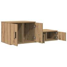 vidaXL Armadio da tavolo 2 pz. Chêne artigianale 118 x 41 x 40 cm - Castano - Visualizzare 6