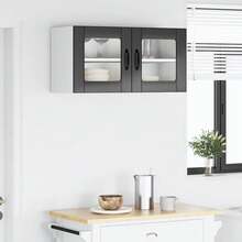 vidaXL Armadio da cucina Nero 80 x 31 x 40 cm Legno d'ingénierie - nero - Visualizzare 4