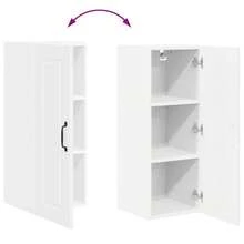 vidaXL Armadio da cucina con étagère Blanc brillante 30 x 31 x 80 cm - Bianco - Visualizzare 11