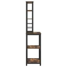 vidaXL Estante de cocina marrón ahumado 60 x 40 x 168 cm - Marrón - Ver 7