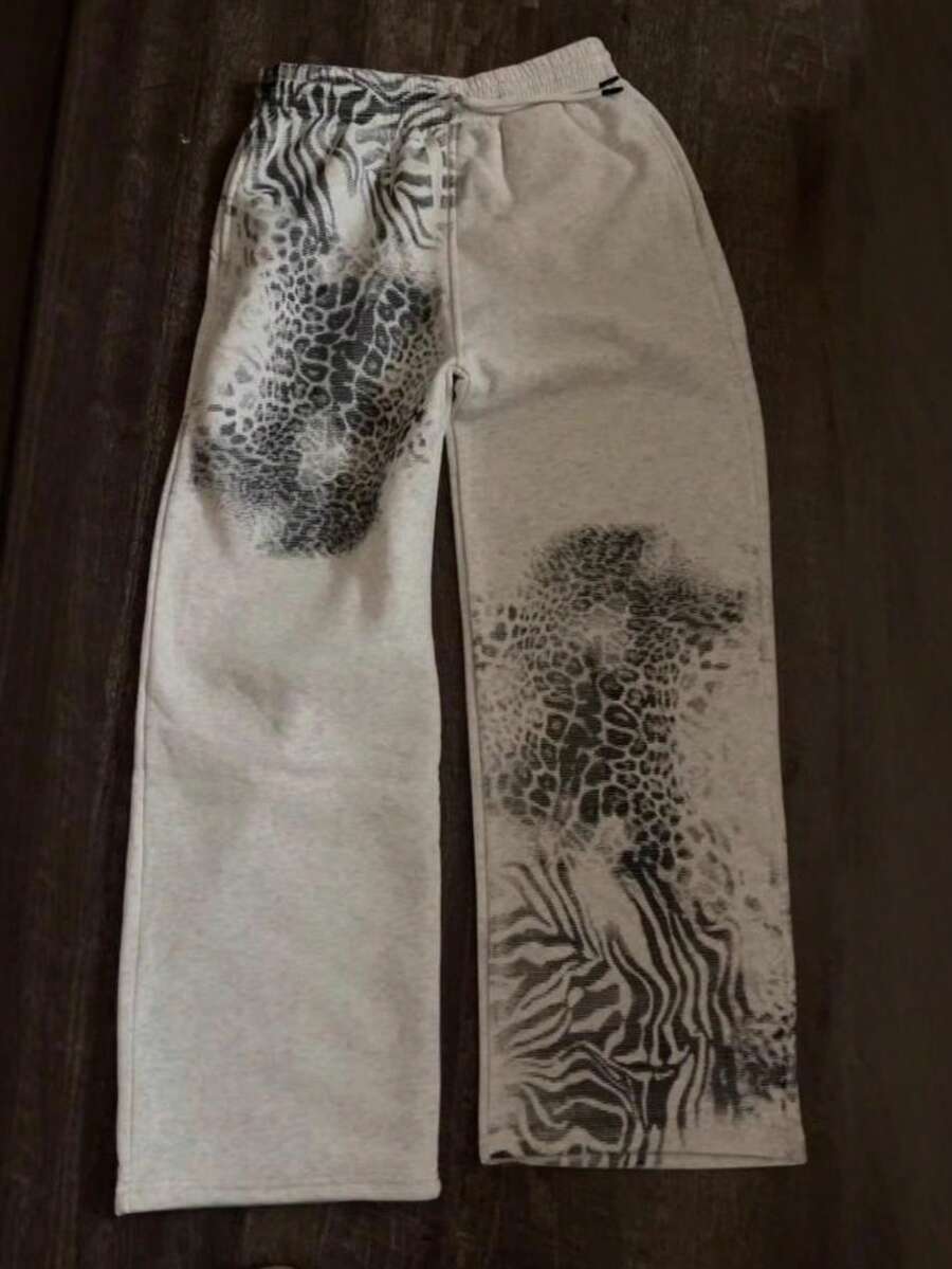 Men'S Fashion Casual Long Pants - Màu Xám nhạt - Xem 1