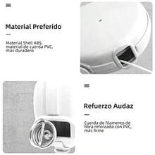 Summala 2PCS Tendedero Retráctil Tendedero para Exteriores y Interiores Ajustable de 15 Metros con 48 Clips para Balcón Patio Camping Fácil Instalación Gris - blanco - Ver 3