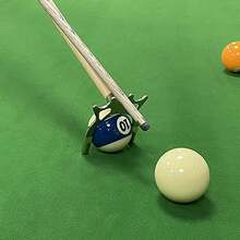 1个金属台球杆架，高低叉形架，9球架，美式台球桌配件，金属材质，经久耐用