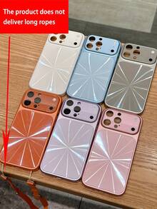 Ốp lưng điện thoại cao cấp lấp lánh hiệu ứng Aurora Laser, tương thích với iPhone 17 Pro Max, 17 Pro, 17, 16, 15, 14, 13 Pro Max, chống rơi vỡ, mềm mại và chống sốc. - trắng - Xem 5