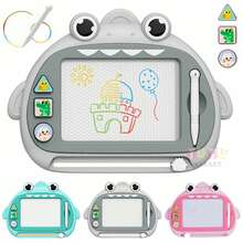 1 Pieza Pizarra MagnéTica De Dibujo Para NiñOs Con Sellos, Pizarra De Escritura Para Garabatear Para NiñOs, Juguete Educativo, Regalo Ideal Para CumpleañOs, Navidad Y Halloween Para NiñOs Y NiñAs, Juguetes De Arte Y Dibujo Para NiñOs, Juguetes Educativos Deportivos, Tableros De Pintura Y Garabatos Para NiñOs, Juguetes Educativos Y De Aprendizaje Para NiñOs Y NiñAs, Sellos MagnéTicos, Suministros Para Tableros De Escritura, Dibujo Para NiñOs, Regalos De CumpleañOs, Halloween, Navidad, Tablero De Dibujo, Tablero MagnéTico, Tableta De Escritura Reutilizable, Tablero De Pintura Y Escritura Para El Aprendizaje Temprano Para NiñOs Y NiñAs De 1 A 6 AñOs, Amigable Para Viajar, Regalo De CumpleañOs (Azul, Rosa, Gris) - Gris - Ver 11