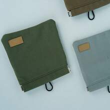 Outdoor Dog Walking Pet Snack Bag, Waterproof Canvas Dog Poop Bag Dispenser With Elastic Clip, Dog Food Bag - Multicolor - View 7