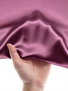 AIJ 这款优雅的纯色V领修身A字缎面迷你裙，配以泡泡袖，是春秋季的完美之选。适合派对、日常通勤、圣诞节、新年、情人节以及各种场合。 - 紫色 - 查看 7