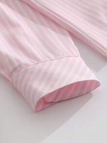 女士信袋前扣式办公约会衬衫