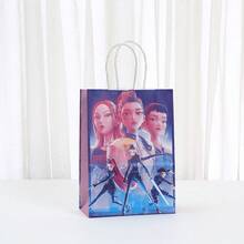 开斋节跨境热销女巫狩猎队主题礼品包装袋，牛皮纸袋印有卡通图案，适合节日派对、家庭聚会、嘉年华等场合，是节日必备，也适合各种派对和活动作为纪念品。 - 彩色 - 查看 2