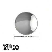 Round Wall-Mounted Decorative Corner Mirror - Full Length Horizontal Wall-Mounted Mirror, Plastic Frame, No Power Required | Home Decor Accessory, Portable Mirror, Suitable For Living Room, Bedroom, Hallway, Bathroom, Dressing Room, Room Decoration. - Multicolor - View 18