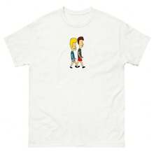 Beavis And Butthead Graphic T-Shirt - White - View 5