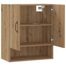 vidaXL Armadio walle chêne artigianale 60x31x70 cm ingegneria del legno - Castano - Visualizzare 4
